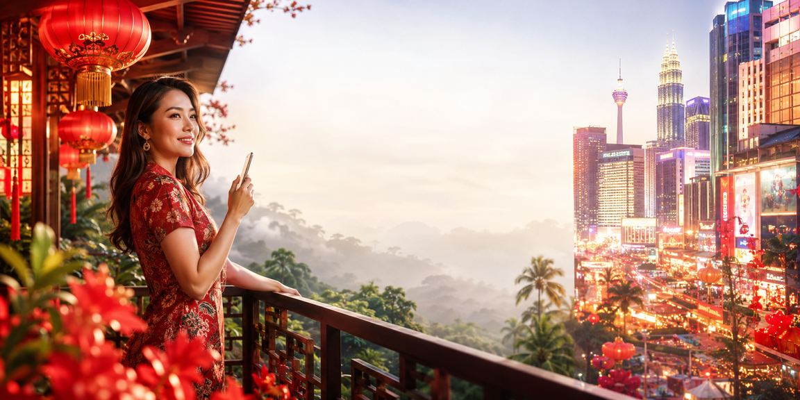 Suasana permainan baccarat melalui telefon mudah alih di Kuala Lumpur